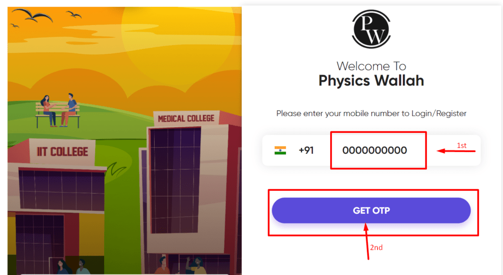physics wallah registration