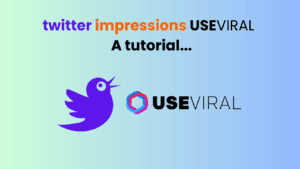 twitter impressions useviral A tutorial