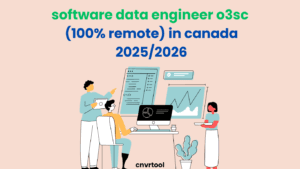 software data engineer o3sc (100% remote) in canada 2025/2026